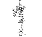 Tecumseh LEV120-361003A carburetor no. 640119 diagram