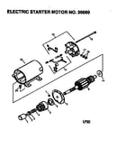 Electric starter motor no. 36680