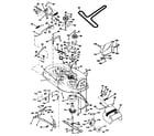 Craftsman 917258523 mower deck diagram
