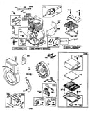 Engine and flywheel assembly