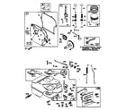 Briggs & Stratton 135212-0752-A1 crankshaft and fuel tank assembly diagram