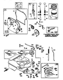 Crankshaft and fuel tank assembly