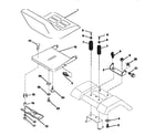 Craftsman 917259573 seat assembly diagram