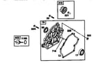 Briggs & Stratton 138432-0035-A1 crankcase diagram