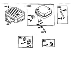 Briggs & Stratton 138432-0035-A1 muffler assembly diagram