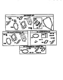 Gasket set/valve overhaul/carburetor kit