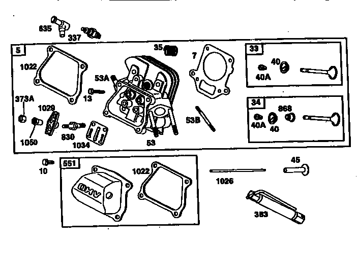 Head cylinder assembly