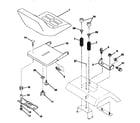 Craftsman 917258694 seat assembly diagram