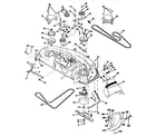 Craftsman 917258962 mower deck diagram
