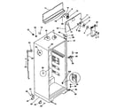 Kenmore 25338647890 cabinet assembly diagram