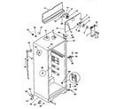 Kenmore 25338647890 cabinet assembly diagram