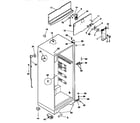 Kenmore 2539363002 cabinet parts diagram