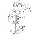 Kenmore 2539363092 cabinet parts diagram