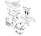 Craftsman 917258973 seat assembly diagram