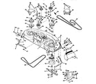 Craftsman 917258973 mower deck diagram