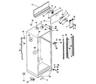Kenmore 25337870890 cabinet parts diagram