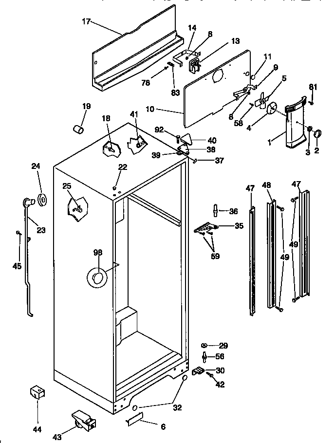 Cabinet parts