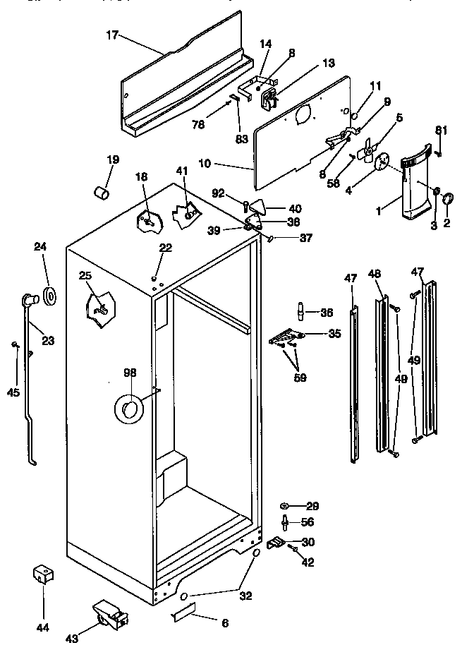 Cabinet parts
