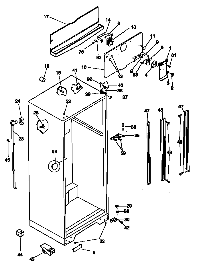 Cabinet parts