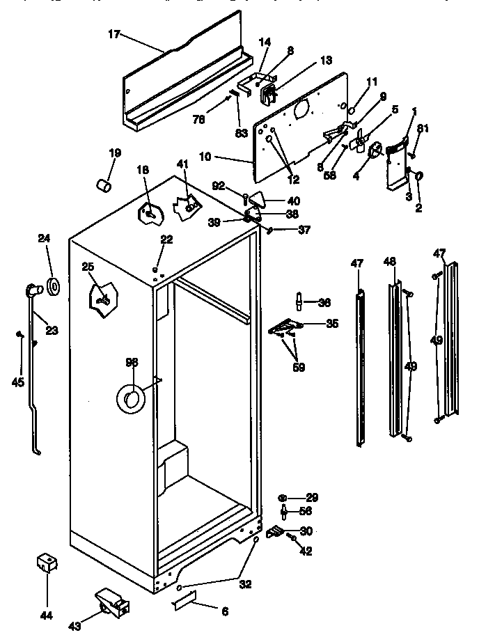 CABINET PARTS