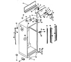 Kenmore 25337844890 cabinet parts diagram