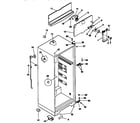 Kenmore 2539363083 cabinet parts diagram