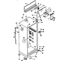 Kenmore 25336800890 cabinet parts diagram