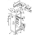 Kenmore 25336609890 cabinet parts diagram