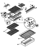 Refrigerator cabinet parts