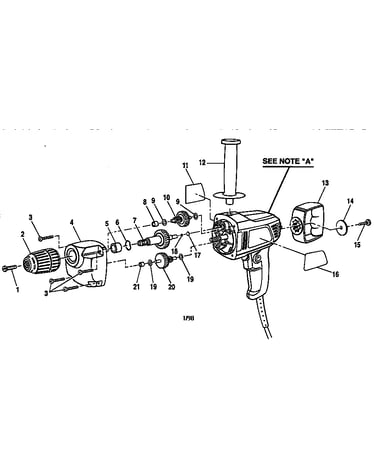 Gear and spindle assembly