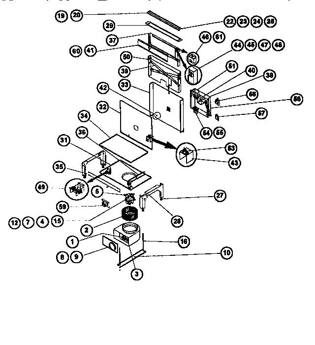 Downdraft and vtn30rq blower