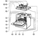 Thermador RDF30Q cooling and electrical control diagram