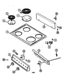 Top assembly/control panel