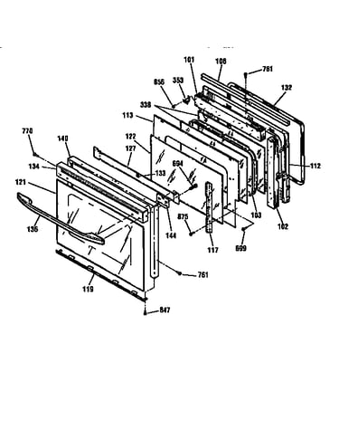Door section