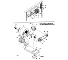 ICP PAB075N2LB control box / blower assembly diagram