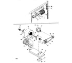 ICP PAMD75NB control box / blower assembly diagram