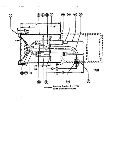 Air tube combination
