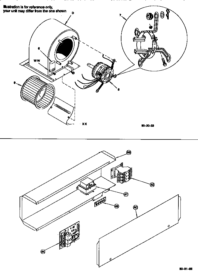 Blower and control box
