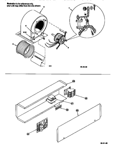 Blower and control box