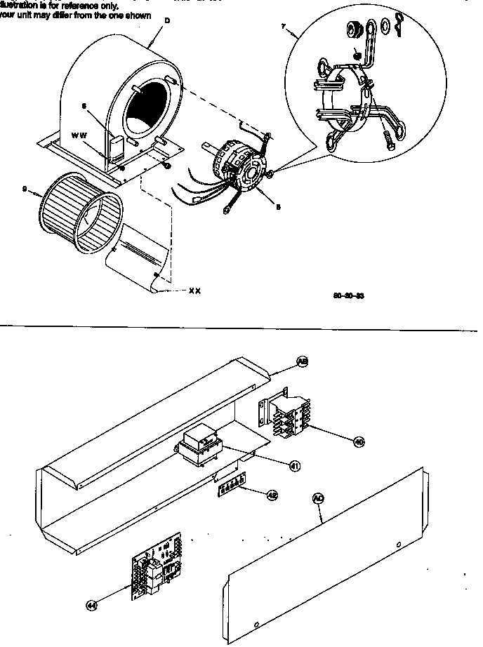Blower and control box