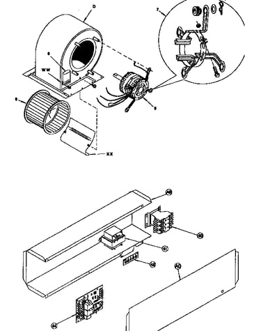 Blower and control box
