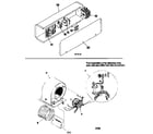 ICP PGB060E1HC control box / blower assembly diagram