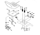 Craftsman 917259172 seat assembly diagram