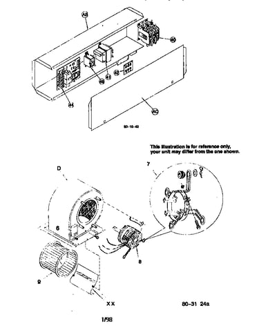 Control box/blower assembly