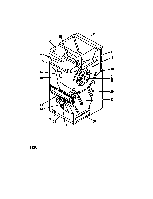 Blower evaporator coil (indoor unit)