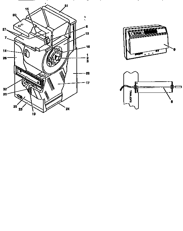 Blower evaporator coil (indoor unit)