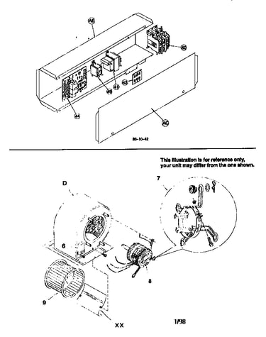 Control box and blower asy