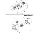 ICP PGB048F1LC control box and blower assembly diagram