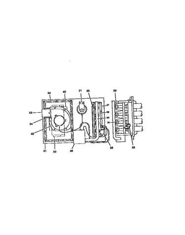 Gas heat section