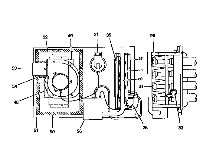 GAS HEAT SECTION